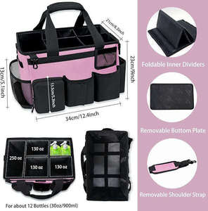 Organizador de Herramientas de Limpieza Profesional, Bolsa de Almacenamiento Multiusos Resistente con Correas Ajustables - Product Image 1
