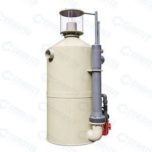 جهاز فصل البروتين الصناعي من كواوتر مصنوع من البولي بروبيلين بتدفق 120 متر مكعب/ساعة مع كأس تجميع للزراعة المائية البحرية التجارية - Product Image 6