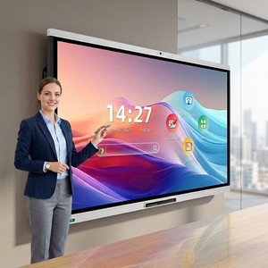 Pizarra Interactiva Hiseeview Smart Board de 98 Pulgadas 4K UHD Android 14 con Pantalla Táctil IR de 20 Puntos, 8G 128G, Montaje en Pared, OEM - Product Image 1