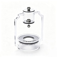 Ensemble de distributeur d'eau Lucite Mayim Achronim avec accents dorés et argentés, cadeau juif Judaica en acrylique Mayim Achronim