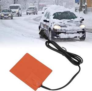 Chauffe-carter moteur avec thermostat 120V 150W 4 x 5 pouces, coussin chauffant en silicone auto-adhésif 3M pour bloc moteur - Product Image 2