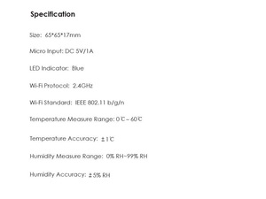 Cuộc sống thông minh Wifi nhiệt độ độ ẩm cảm biến màn hình LCD điều khiển từ xa thiết bị chuyển mạch tăng cường tiện lợi hiệu quả cuộc sống hàng ngày của bạn - Product Image 6