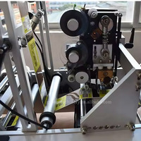 Machine électronique semi-automatique d'applicateur d'étiquetage de bouteille ronde en plastique de bureau pour des bouteilles d'eau minérale de bouteille de bière