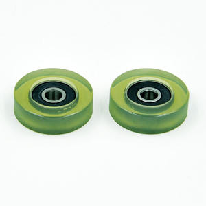 Polyurethane पहिया सामग्री vulkollan पहिया के साथ keyway. औद्योगिक polyurethane polyurethane स्टार wheelPU62633-7 626RS 6x33x7mm - Product Image 6