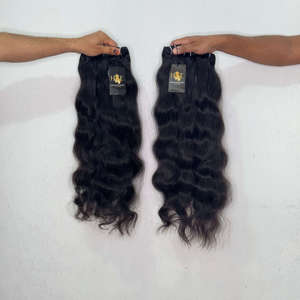 Cabello Indio Virgen de Alta Calidad al por Mayor, Paquetes de Cabello Humano Ondulado, Cabello Indio Virgen Liso, Ondulado y Rizado - Product Image 2