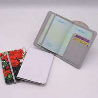 Portefeuilles de voyage vierges pour cartes de crédit professionnelles, porte-passeport vierge en cuir, couverture de passeport à sublimation