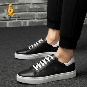 Nuevos Zapatos Deportivos Casuales de Moda para Hombre con Cuero Genuino de Canguro, Piel de Vaca y Piel de Cerdo, Estilo Moderno para Caminar, Suela de Goma - Product Image 6