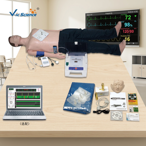 Simulateur <span class=keywords><strong>d</strong></span>'entraînement <span class=keywords><strong>d</strong></span>'urgence multifonction avancé pour ordinateur (RCP et mesure de la tension artérielle, éliminateur de DAE) - Product Image 3