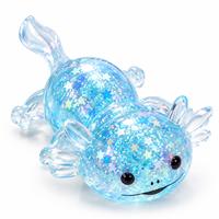 Jouet Squishy Pailleté Personnalisé OEM ODM Vente en Gros Balles Mochi Souples en TPR à Presser en Vrac pour Cadeaux de Fête et Prix Nouveauté de Carnaval