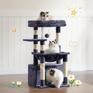 ต้นไม้สำหรับแมวพร้อมคอนโดแมวและที่ลับเล็บ - Product Image 1