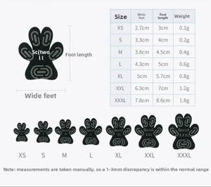 Nouvelles patins de traction antidérapants pour pattes de chiens seniors, autocollants protecteurs pour pattes blessées - Product Image 2