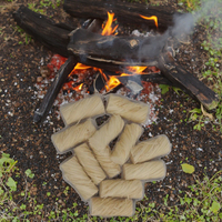 Allume-feu et allume-feu en charbon de bois - Allume-feu naturel écologique imperméable pour barbecue, camping et cuisine