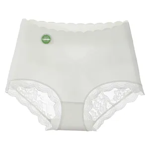 กางเกงชั้นในบิกินี่ลูกไม้ไซส์ 3XL รุ่น Stock High-Rise Cool Feeling Plus ผ้าไหมน้ำแข็งถัก ระบายอากาศได้ดี เป็นมิตรกับสิ่งแวดล้อม เซ็กซี่ ซีทรู - Product Image 6