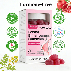 סוכריות גומי לחזה לנשים, תמיכה ובריאות החזה, פורמולה מקסימלית עם דקל מסור, 5x תוספי צמחים, 4x ויטמינים לעיצוב קימורים (BBL) - Product Image 6