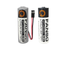Batterie au lithium FANSO ER14505H 3,6 V 2700 mAh, format AA, pour systèmes CNC, API, instruments intelligents, compteurs d'eau, jouets et télécommandes
