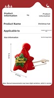 Chapeau et Écharpe en Peluche pour Chat et Chien, Décoration de Noël pour Chiot et Chaton, Accessoires pour Animaux de Compagnie