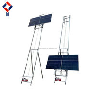 Lève-panneaux solaires électriques, capacité 200 kg, hauteur 4-20 m, pour installation photovoltaïque sur toiture