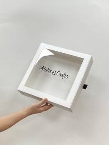 กล่องลิ้นชักพับได้แบบใสกล่องของขวัญพร้อมฝาปิดโปร่งใสของขวัญวันเกิดขนาดใหญ่ราคาโรงงาน - Product Image 6