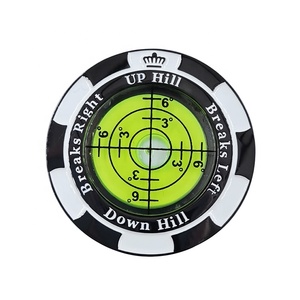 New Poker Chip <strong>Golf</strong> Ball Marker <strong>Golf</strong> Putting Green Reading <strong>Aid</strong> Bubble Level High Precision <strong>Alignment</strong> Reader Tool Ball Marker - Product Image 1