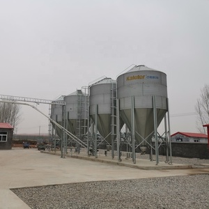 Silo Baja Peternakan Unggas, Kandang Ayam, Tempat Penyimpanan Pakan Utama dari Logam, Hopper Hewan dari Fiberglass, Ukuran Kecil - Product Image 2