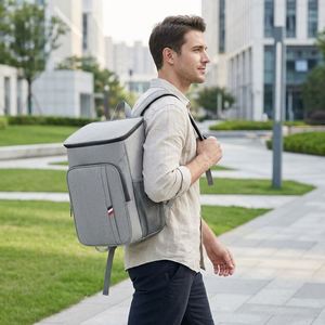 Custom Logo Insulated <b>Cooler</b> <b>Backpack</b> Waterproof Travel Thermal Bag Picnic Hiking Women Men Large Capacity Leak-proof Urban Work - Product Image 2