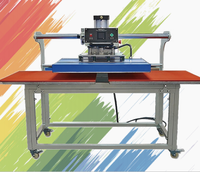 INKGIANT 220V Presse à chaud semi-automatique Fonction numérique 6040cm, adaptée au transfert DTF sur T-shirts, vêtements et casquettes