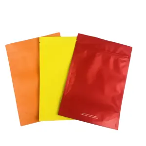 定制印花铝箔层压袋带拉链腰果零食花生薯片包装立袋