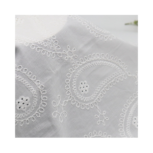 <strong>Soft</strong> Embroidered Cotton <strong>Fabric</strong> for Dressmaking <strong>Wholesale</strong> Custom Design - Product Image 2
