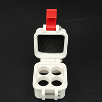 Boîte de voyage OEM en PETG pour poudre lyophilisée, flacons de laboratoire antichoc imprimés en 3D, 3ml, 5ml, 10ml, pour peptides