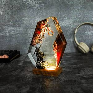 Lámpara Nocturna <span class=keywords><strong>de</strong></span> Resina El <span class=keywords><strong>Señor</strong></span> <span class=keywords><strong>de</strong></span> <span class=keywords><strong>los</strong></span> <span class=keywords><strong>Anillos</strong></span>, Arte Anime, Regalo <span class=keywords><strong>de</strong></span> Cumpleaños - Product Image 2