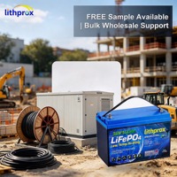 Paquete de Baterías de Litio Industriales de 36V 100AH, Celdas de Batería LiFePO4 de Alta Resistencia para Montacargas de Tres Ruedas, Servicio CE RoHS FCC OEM ODM