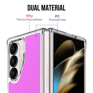 Chống sốc TPU PC mạ cầu vồng thay đổi màu sắc rõ ràng điện thoại di động Trường hợp đối với Samsung Galaxy Z gấp 4 5 <span class=keywords><strong>6</strong></span> - Product Image 3