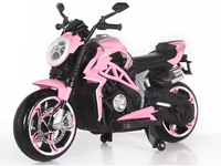 Moto électrique pour enfants de 5 à 7 ans, fabriquée en Chine, équipée de roues d'apprentissage de sécurité, unisexe, pour les sports de plein air