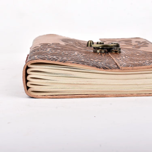 Compre el diario TC Peacock con estilo vintage, hecho a mano con cuero repujado. Diario TC Peacock en venta por exportadores. - Product Image 3