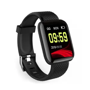 Hot Selling smart watch 116 plus wrist band bracelet blood pressure sport wristband fitness smart bracelet D13