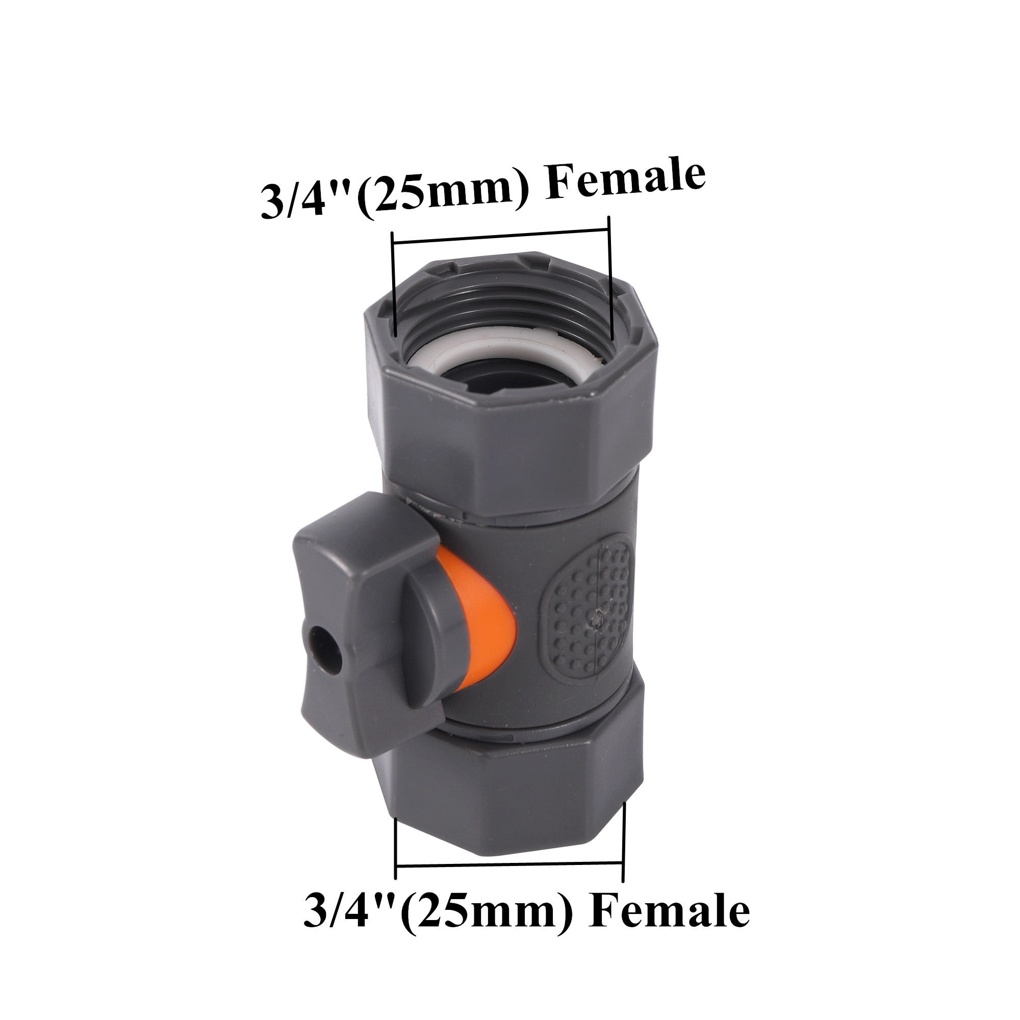 Adaptateur de valve à double hexagone, filetage femelle 3/4"