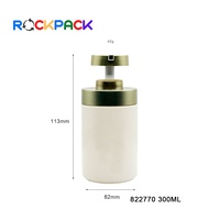Bouteille pompe en plastique de 500 ml pour savon liquide moussant pour les mains, shampoing