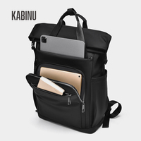 Mochila para Portátil con Logotipo Personalizado, Diseño Enrollable, Impermeable, con Múltiples Compartimentos