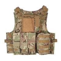 Gilet tactique amphibie de bonne qualité OEM pochette de magazines conception de maille de camouflage Oxford étanche pour prix de formation Cosplay