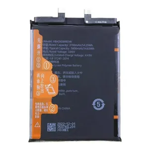 Batterie de remplacement haute capacité de qualité A 3800mAh HB426589EEW pour Huawei Play5 Nova8 SE Honor X20 CE, conforme RoHS, vente en gros - Product Image 1