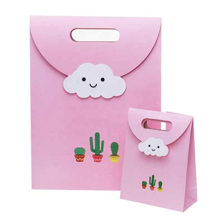 Daiso Customised Gift Floral Paper Bags in Bulk Custom Made MAC Extra Small Detpak Flipkart Paper