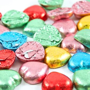 Đầy màu sắc in nhôm lá sô cô la Kẹo Gói giấy mềm cấp thực phẩm Tấm trong kích thước 8x8cm & 10x10cm - Product Image 6