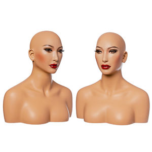 หัวหุ่น <span class=keywords><strong>JOJO</strong></span>-E พร้อมหัวหุ่นจำลองสำหรับทำวิกผมหุ่นจำลองพร้อมขนตาปลอม - Product Image 1