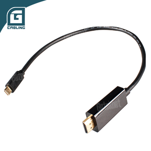 Gcabling SATIŞ Ağı İletişim Testi Geçmiş Erkek-Erkek Tip C - HDMI2.0 Kablo 32AWG Yüksek Hızlı İnce Patch Kablo - Product Image 2