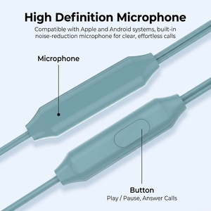 Auricolari USB-C con Filo TKT, Controllo Integrato, Vestibilità Comoda In-Ear, Microfono Incorporato per Ascoltare Musica e Giocare - Product Image 5