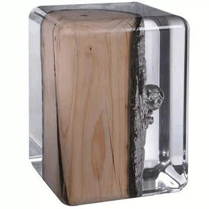 คริสตัลไฟเบอร์กลาสโปร่งใสรูปสลักสาขาเครื่องประดับเบาะนั่งเก้าอี้พาณิชย์ของประชาชนหรูหราในโรงเรียนโรงพยาบาล - Product Image 3