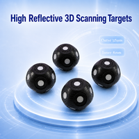 Esferas de Marcado para Escáner 3D Profesional de 6 mm y 12 mm, Acabado Mate, para Metrología de Precisión y Modelado de Fotogrametría