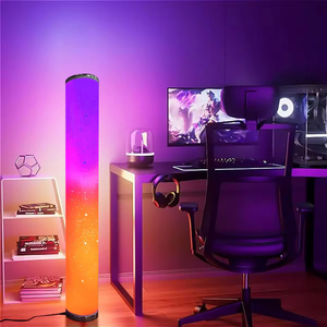 Iluminación Decorativa LED RGB para Interiores, Moderna, para Sala de Estar de Hotel, Control Remoto, Plástico, Pequeña, Sincronización de Música en Milisegundos - Product Image 1