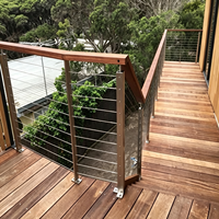 Barrières de balcon en acier inoxydable, design rétro pour villa et ferme, rampes d'escalier réglables, garde-corps