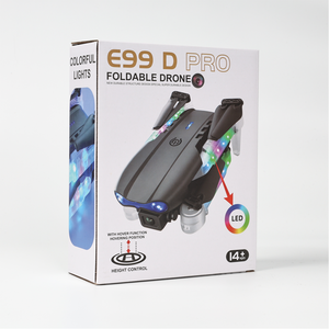 E99 người mới bắt đầu thân thiện với điện không chổi than dual-máy ảnh gấp chụp ảnh trên không tự động trở lại <span class=keywords><strong>quadcopter</strong></span> mô hình đồ chơi điều khiển từ xa - Product Image 2